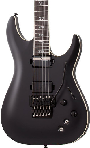 Schecter C-1 FR S SLS Elite Evil Twin in Satin Black - Image 1