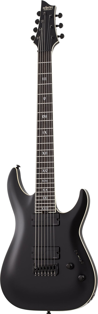 Schecter C-7 SLS Elite Evil Twin in Satin Black - Image 5