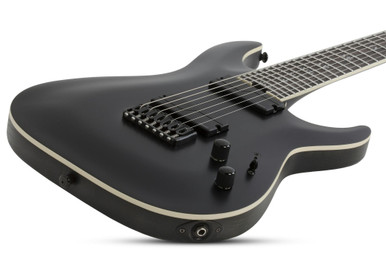 Schecter C-7 SLS Elite Evil Twin in Satin Black - Image 6