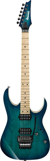 Ibanez RG652AHM-NGB Prestige with Floating Trem in Nebula Green Burst - Image 2