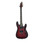 Schecter DEMON-6 Flamed Maple Top in Crimson Red Burst - Image 4