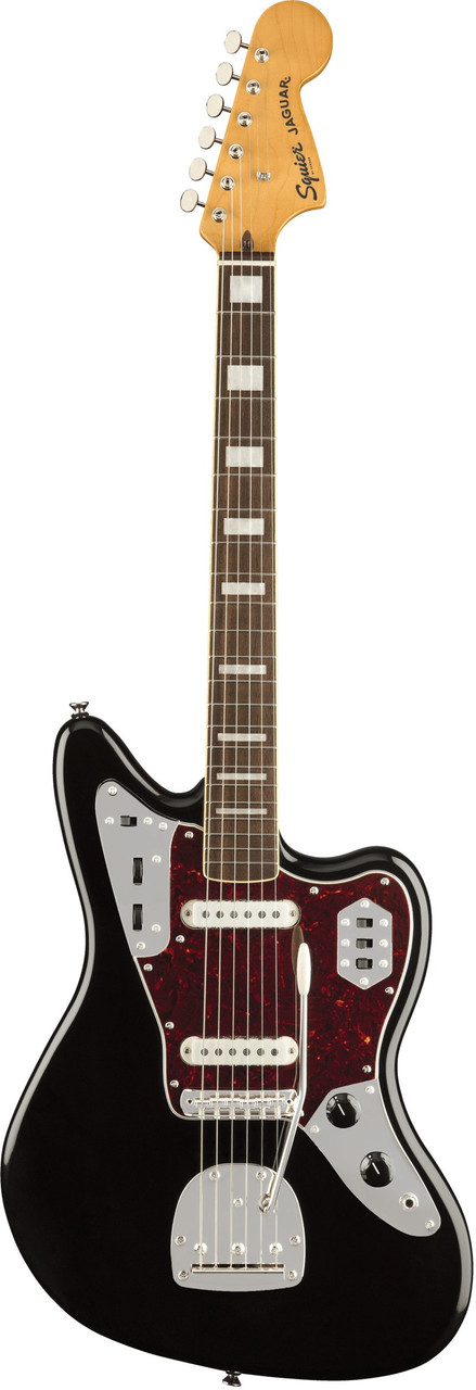 Squier Classic Vibe 70s Jaguar Laurel Fingerboard Black - Image 5