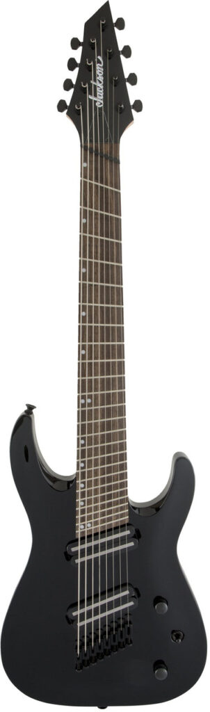 Jackson X Series Dinky Arch Top DKAF8 MS in Gloss Black