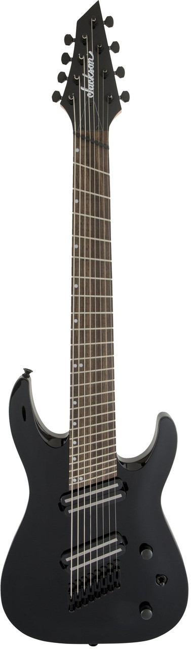 Jackson X Series Dinky Arch Top DKAF8 MS in Gloss Black - Image 5