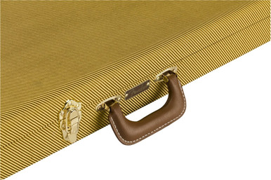 Fender Classic Series Wood Case for Precision Bass/Jazz Bass in Tweed - Image 6