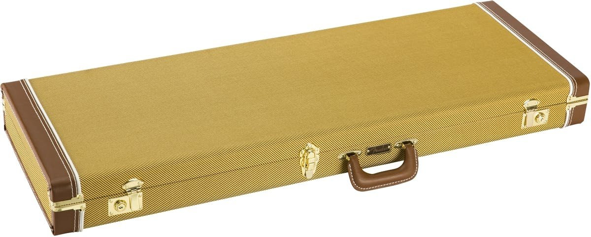Fender Classic Series Wood Case for Strat/Tele in Tweed - Image 5