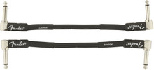Fender Professional Series Instrument Cable 2-Pack Angle/Angle 6" in Black - Image 3