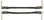 Fender Professional Series Instrument Cable 2-Pack Angle/Angle 6" in Black - Image 4