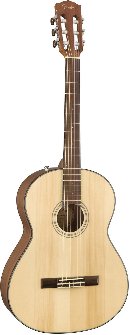 Fender Classic Design CN60S Nylon Strung Classical Guitar in Natural with Walnut Fingerboard - Image 5