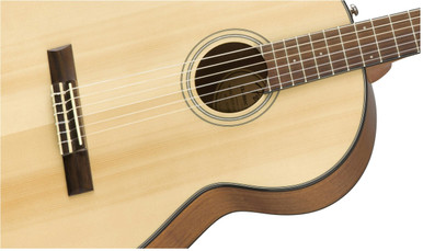 Fender Classic Design CN60S Nylon Strung Classical Guitar in Natural with Walnut Fingerboard - Image 6