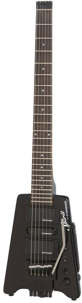 Steinberger Spirit GT-PRO Deluxe Outfit Travel Guitar in Black