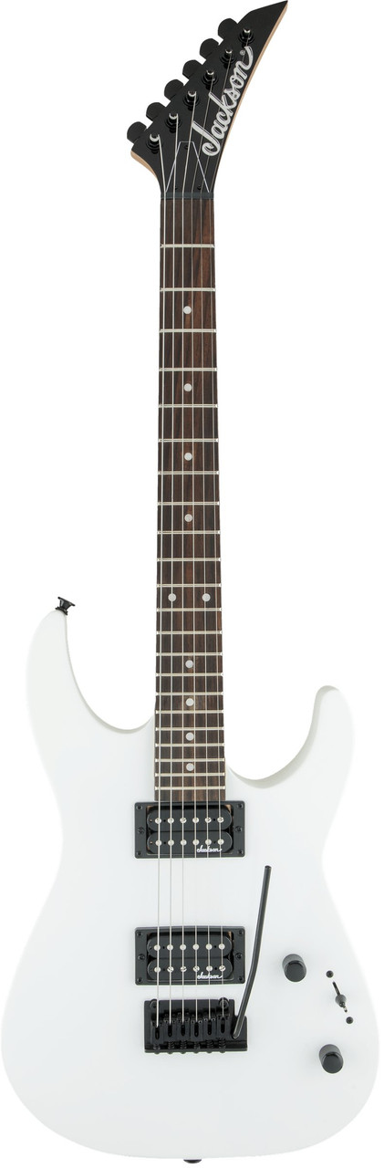 Jackson JS11 Dinky in White with Amaranth Fretboard - Image 5