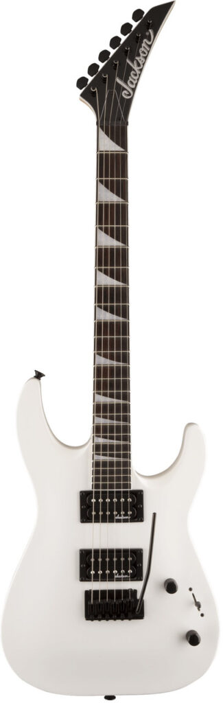Jackson JS22 Dinky Archtop in Snow White with Amaranth Fretboard