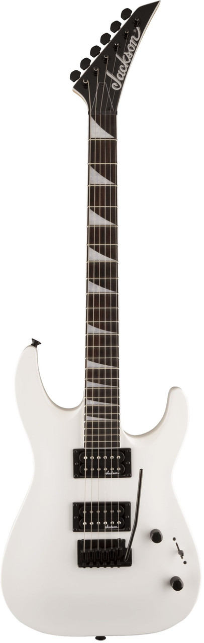 Jackson JS22 Dinky Archtop in Snow White with Amaranth Fretboard - Image 5