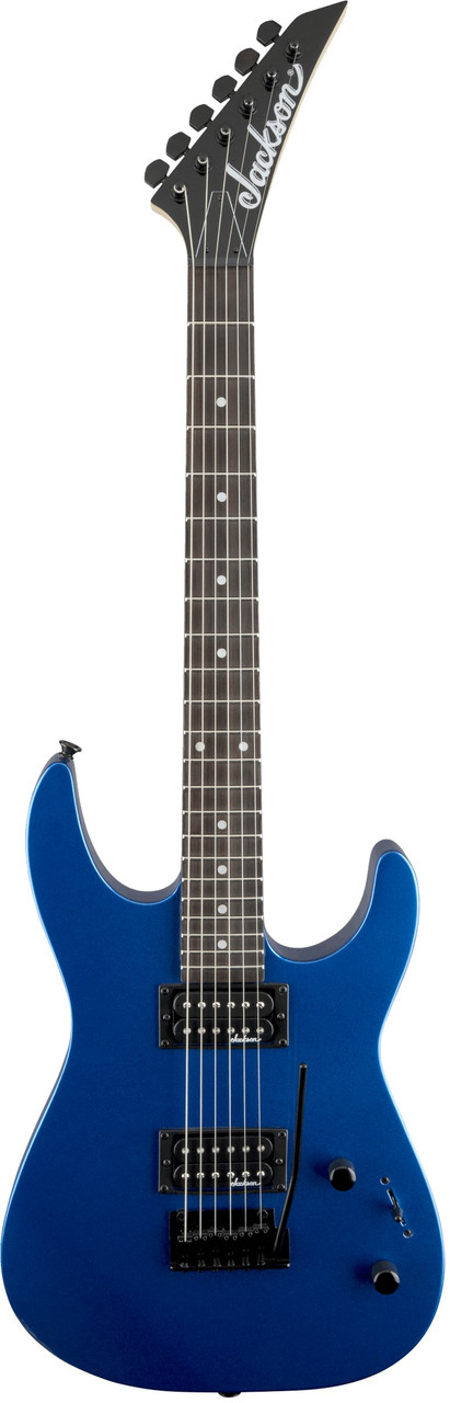 Jackson JS11 Dinky in Metallic Blue with Amaranth Fretboard - Image 5