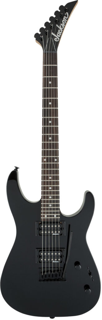 Jackson Guitar JS12 Dinky 24-Fret in Black with Amaranth Fretboard