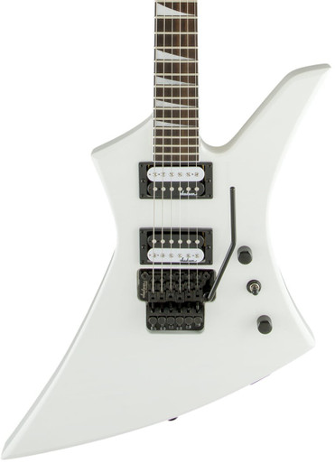 Jackson JS32 Kelly KE in Snow White with Amaranth Fretboard