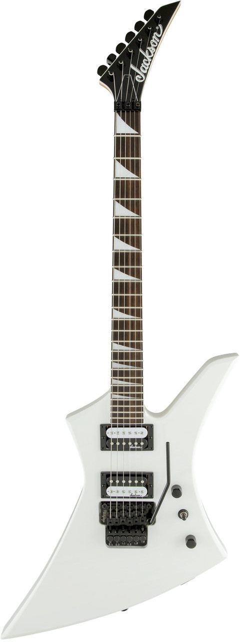 Jackson JS32 Kelly KE in Snow White with Amaranth Fretboard - Image 5