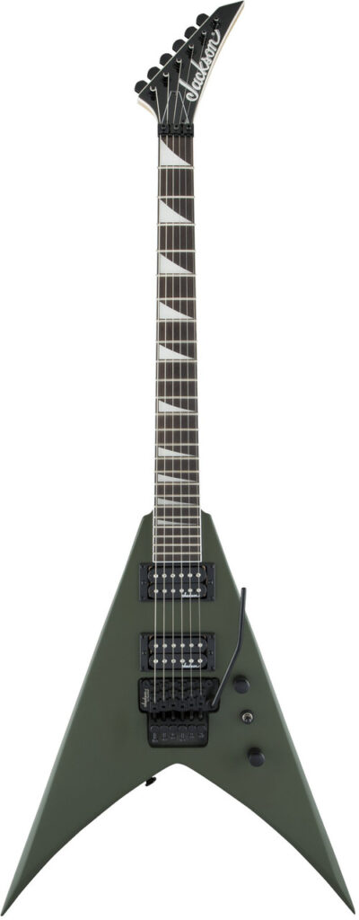 Jackson JS32 KV in Matte Army Drab with Amaranth Fretboard