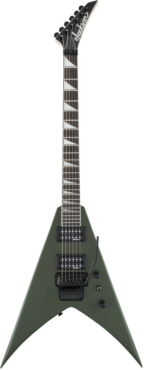 Jackson JS32 KV in Matte Army Drab with Amaranth Fretboard - Image 5