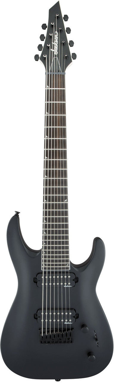 Jackson JS32-8 DKA Archtop 8-String in Satin Black with Amaranth Fretboard - Image 5