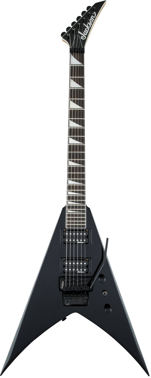 Jackson JS32 KV in Gloss Black with Amaranth Fretboard - Image 5