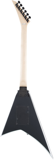 Jackson Guitar JS32 Rhoads in Black with White Bevels and Amaranth Fretboard - Image 6