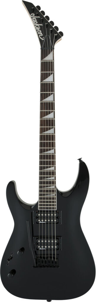Jackson JS22L Dinky DKA Archtop in Gloss Black Left Handed with Amaranth Fretboard