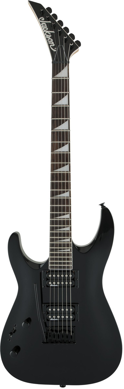 Jackson JS22L Dinky DKA Archtop in Gloss Black Left Handed with Amaranth Fretboard - Image 5