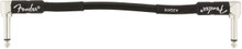 Fender Professional Series Instrument Cable Angle/Angle 6" in Black - Image 6