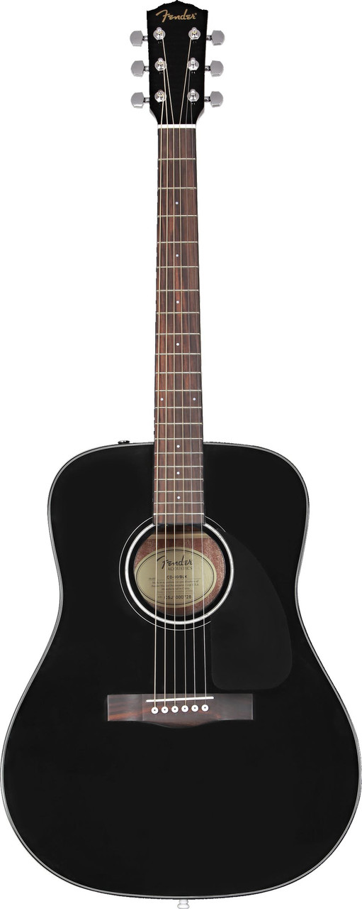 Fender CD-60 V3 Dreadnought Acoustic in Black - Image 5