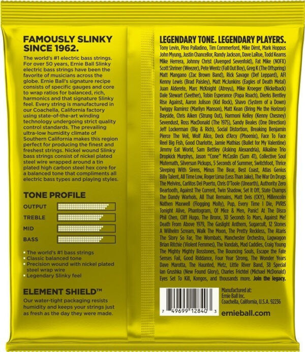 Ernie Ball Beefy Slinky Bass Strings Set (65-130) - Image 5