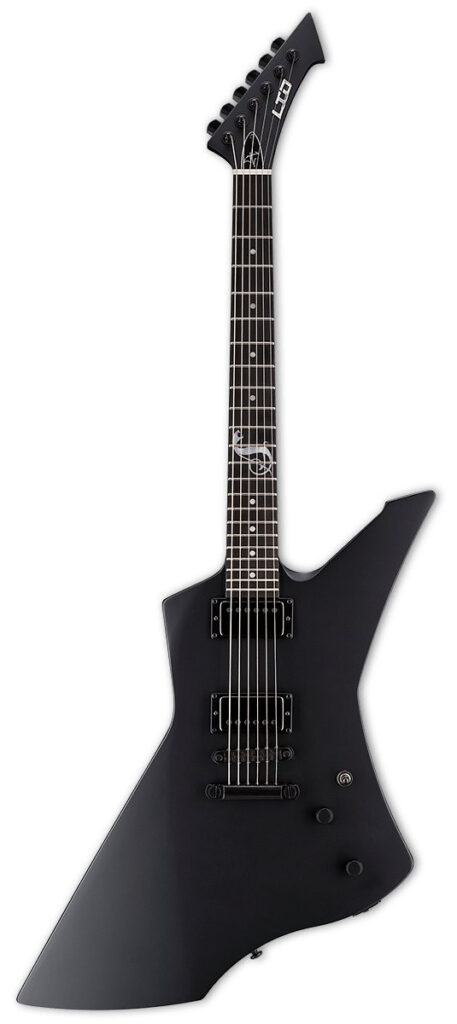 ESP LTD Snakebyte James Hetfield Signature Guitar in Black Satin