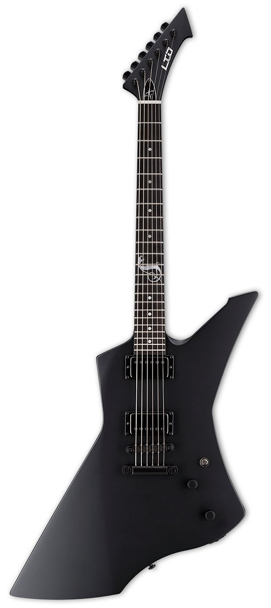 ESP LTD Snakebyte James Hetfield Signature Guitar in Black Satin - Image 5