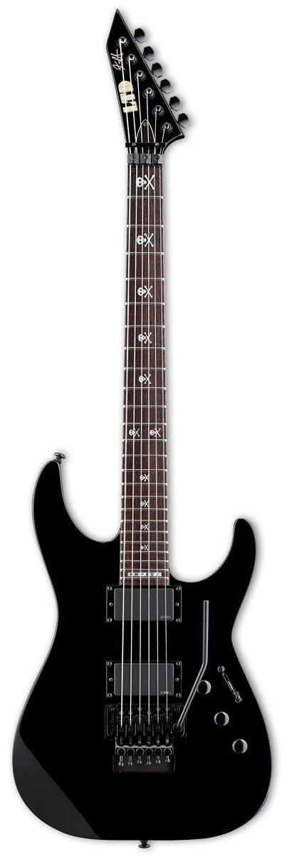 ESP LTD KH602 Kirk Hammett Signature Guitar in Black - Image 5
