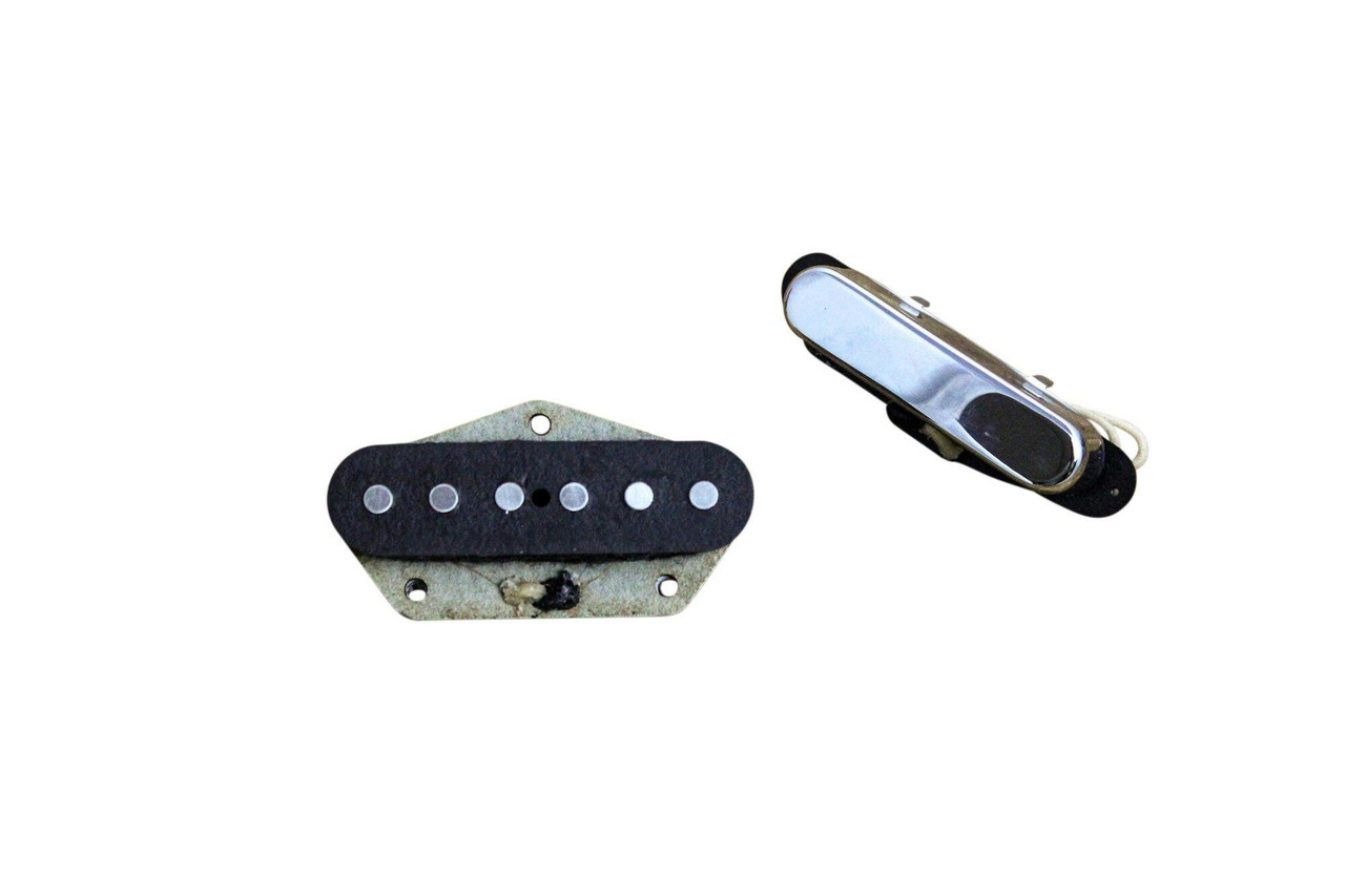 Monty's Guitars Full Monty Telecaster Nickel Pickup Set - Image 4