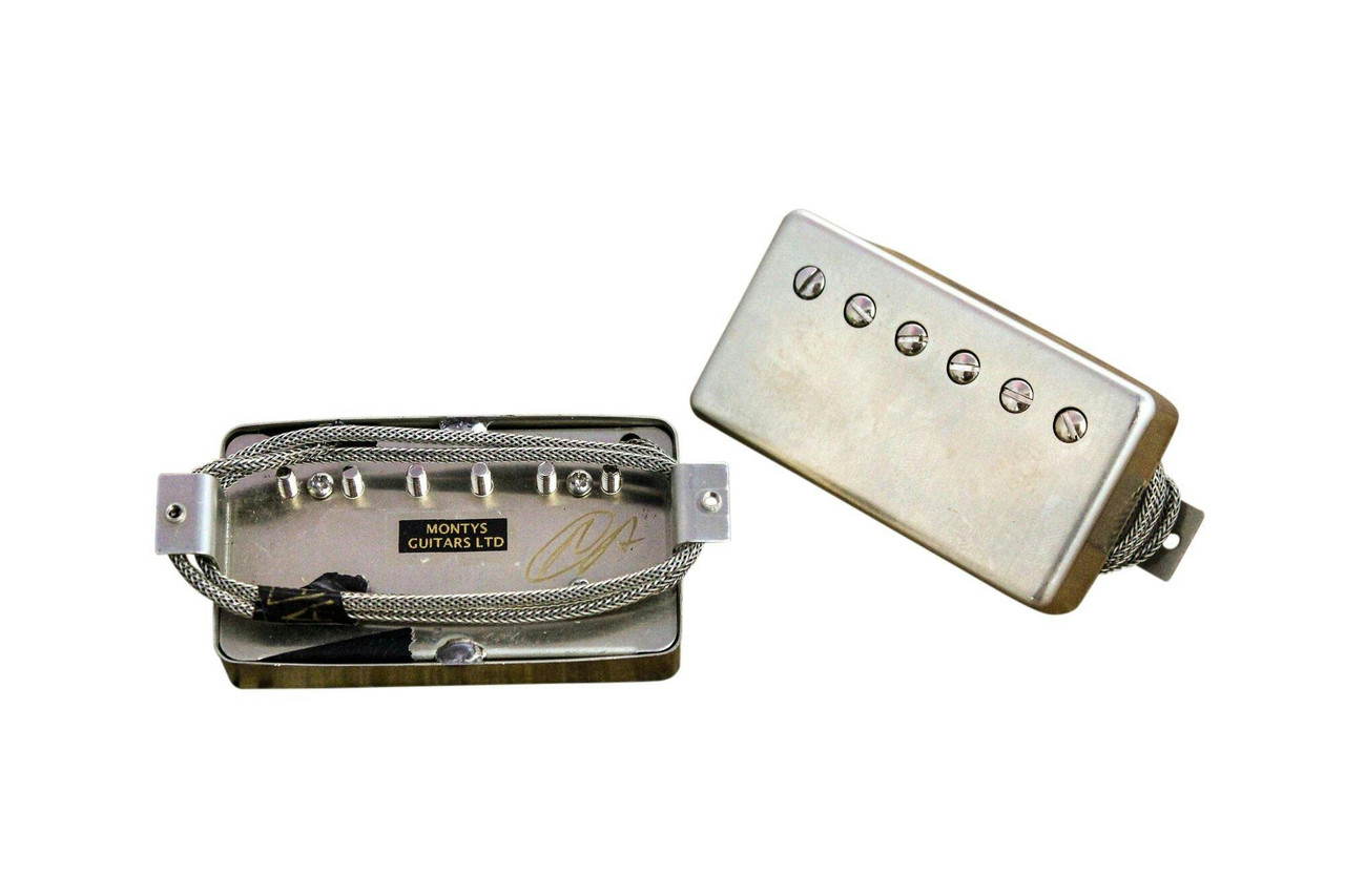 Monty's Guitars PAF Raw Nickel Pickup Set - Image 4