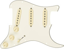 Fender Pre Wired Pickguard Stratocaster SSS Tex Mex in Parchment - Image 6