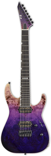 ESP E-II M-II 7 NT in Purple Natural Fade - Image 2