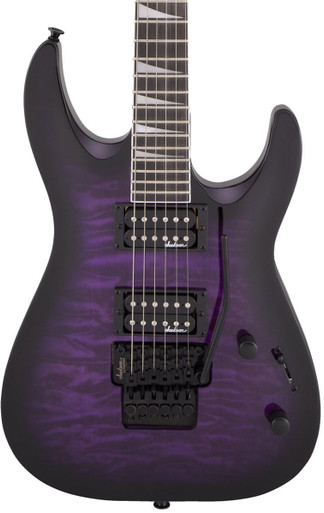 Jackson JS Series Dinky Arch Top JS32Q DKA In Transparent Purple Burst