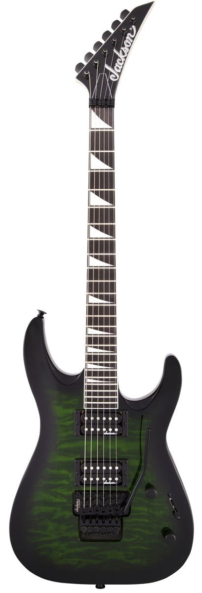 Jackson JS Series Dinky Arch Top JS32Q DKA In Transparent Green Burst - Image 5