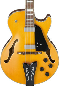 Ibanez GB10EM George Benson Signature Hollow-body Guitar in Antique Amber - Image 6