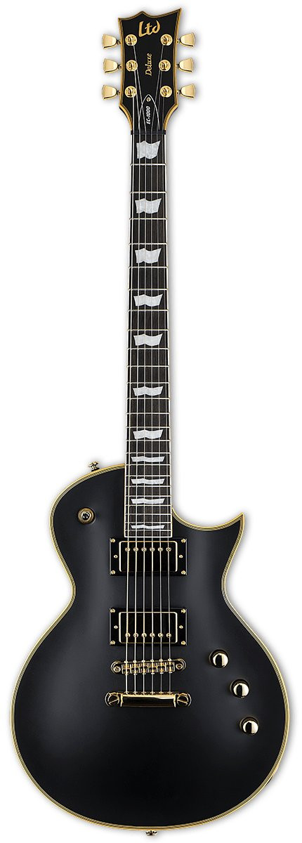 ESP LTD EC-1000 in Vintage Black with Seymour Duncan Pickups - Image 5