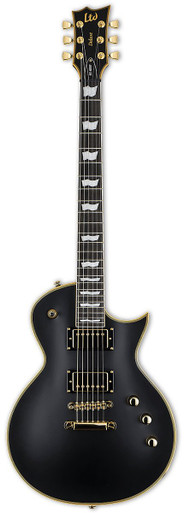 ESP LTD EC-1000 in Vintage Black with Seymour Duncan Pickups - Image 2