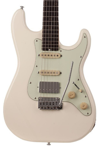 Schecter Nick Johnston Traditional HSS in Atomic Snow