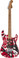 EVH Striped Series Frankie In Red with Black & White Stripes - Image 4