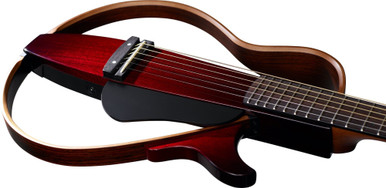 Yamaha SLG200S Steel Silent Guitar in Crimson Red Burst - Image 6
