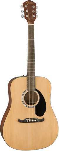 Fender FA-125 Dreadnought Acoustic in Natural - Image 6