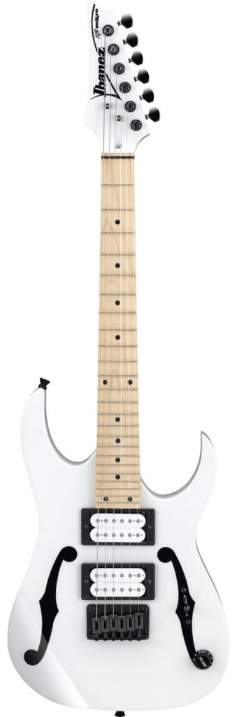 Ibanez Paul Gilbert Signature MiKro in White