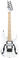 Ibanez Paul Gilbert Signature MiKro in White - Image 4
